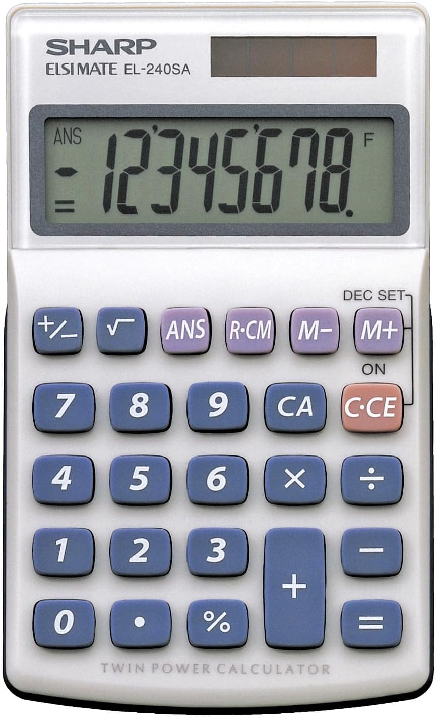 EL 240SAB Calculator,Grey