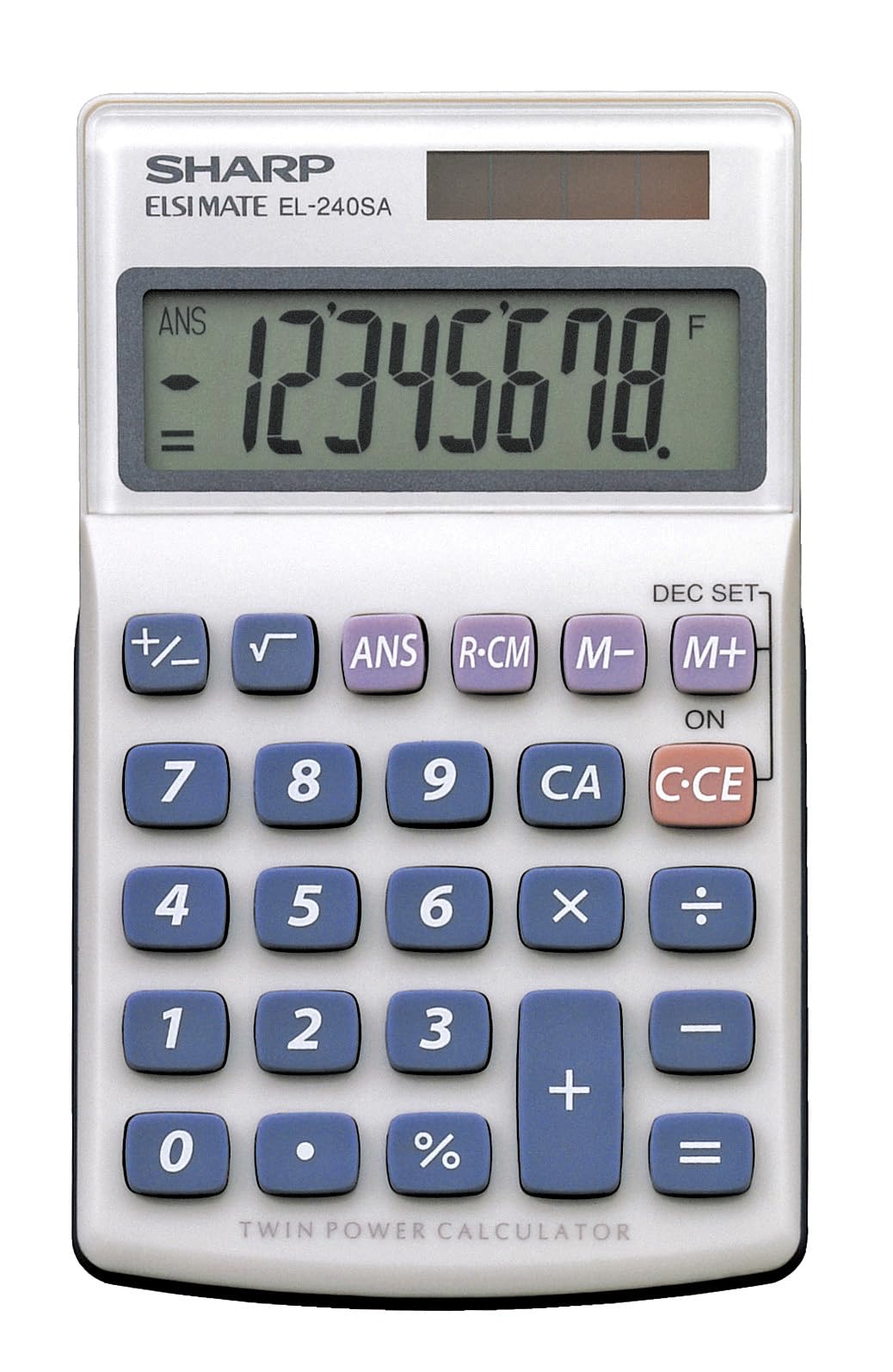 Sharp EL 240SAB Calculator,Grey