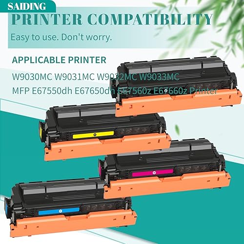 Miniatura 520 de SAIDING Cartuchos de tinta remanufacturados 712 712XL de repuesto para impresora de trazador DesignJet T230 T210 T650 T630 Studio (paquete de 4) 4-1