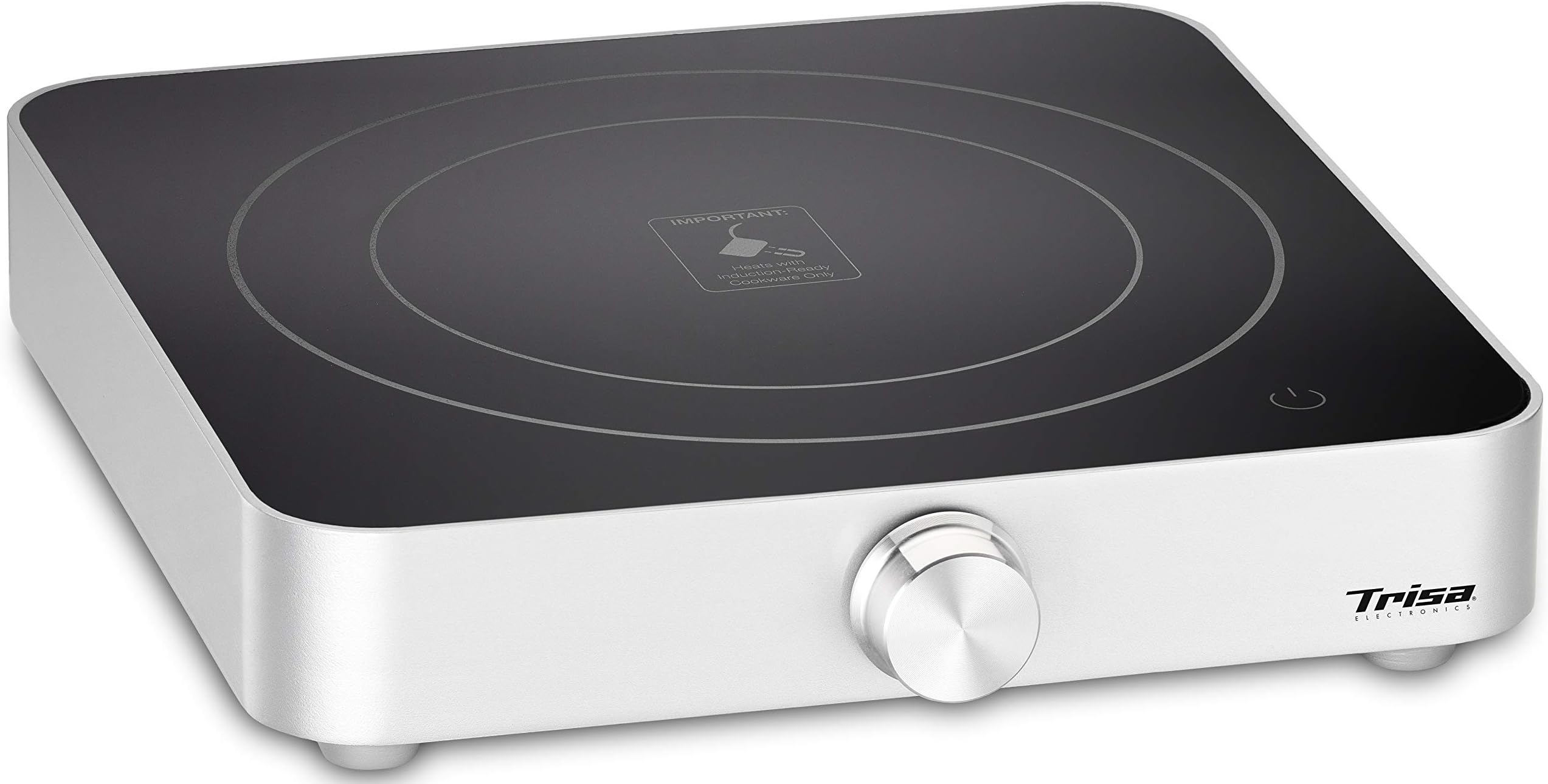 Trisa 7762.7545 hob Black, Silver Countertop Zone induction hob 1 zone(s)