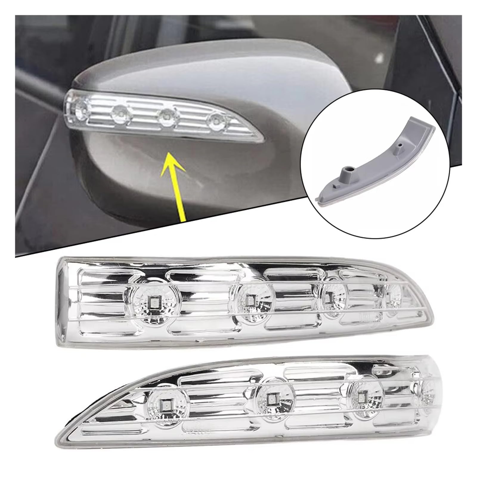 Indicatori Retrovisori Per Hyundai Per Tucson Per IX35 2010-2015 1 Pz Auto Anteriore Sinistro/Lato Destro LED Specchietto Retrovisore Disabilita Luce Di Segnale Freccia Retrovisore