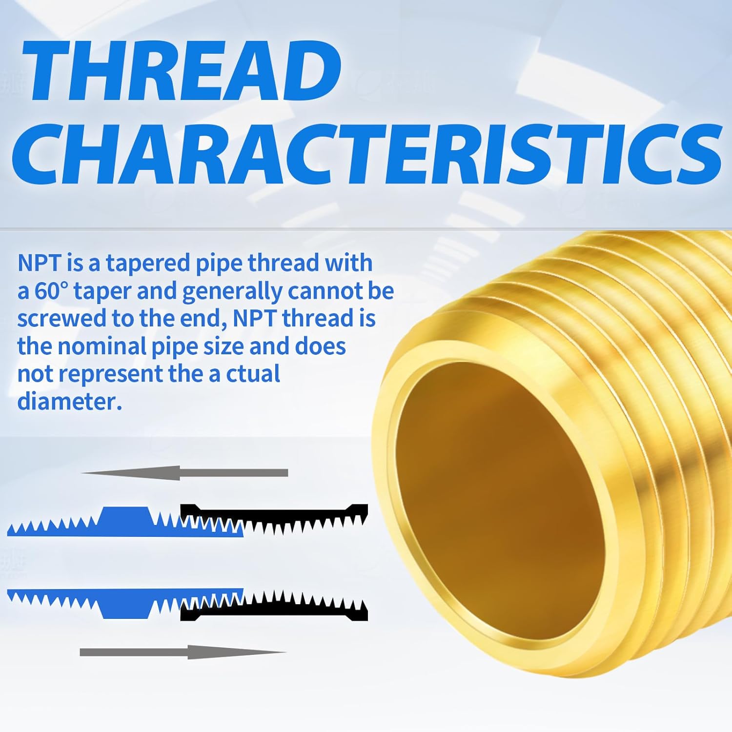 ChillWaves Brass Compression Tube Fitting, 1/2" OD x 3/8" NPT Male 90 Degree Elbow Compression Union Connector(5-PACK)