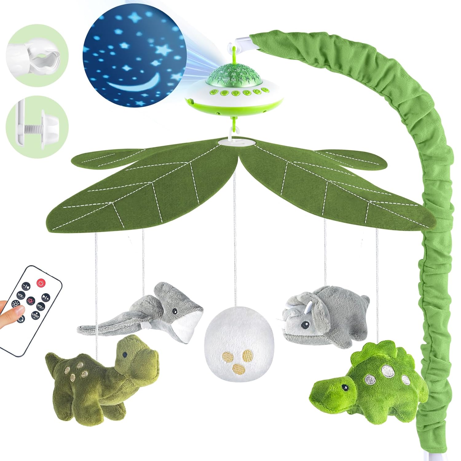 VZO Baby Crib Mobile with Music...