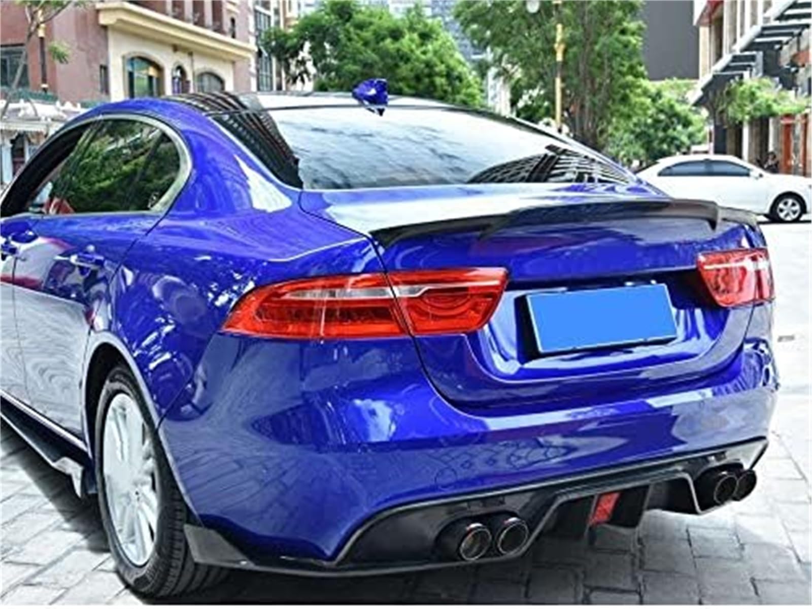 Skrzydło tylnego spoilera bagażnika Dla Jaguar Xe Xel 2015 2016 2017 2018 tylny spojler skrzydłowy bagażnika z włókna węglowego ogon spojlery samochodowe