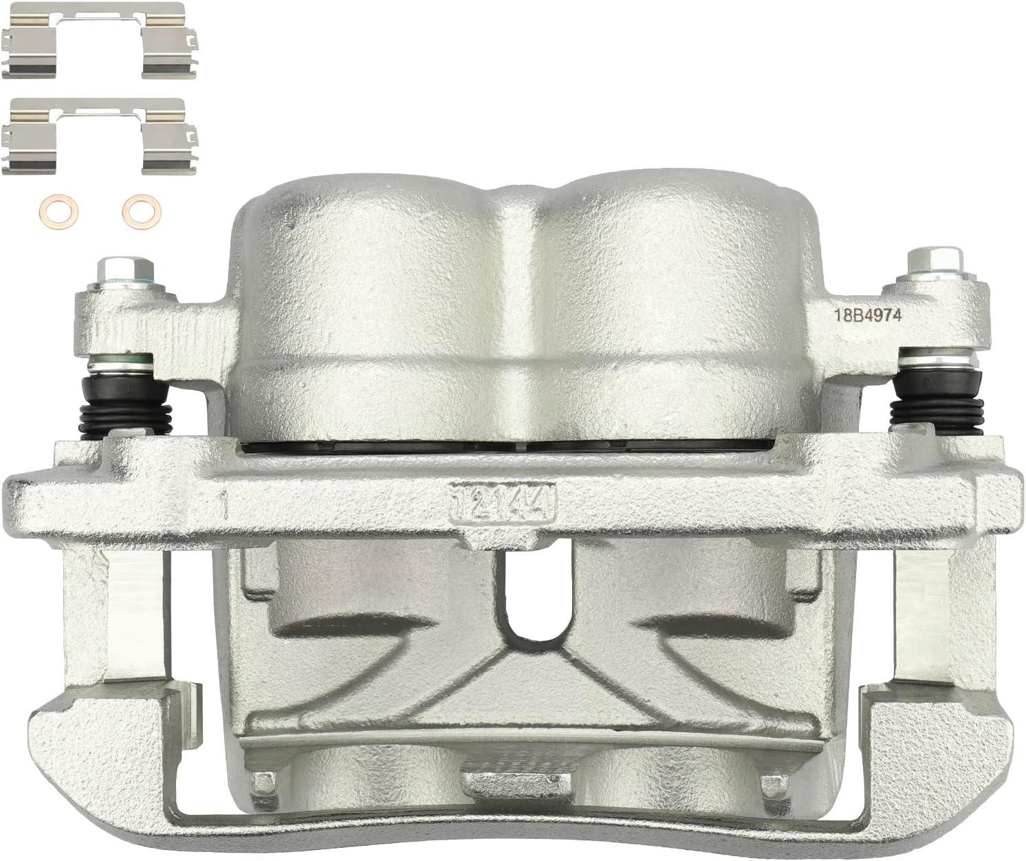 IRONTEK 18B4975 Front Left Driver Side Brake Caliper Assembly for 2005-2008 for Ford F-150, 2005-2008 for Ford Lobo, 2006-2008 for Lincoln Mark LT, Front Driver Side New Disc Brake Caliper 18B4975