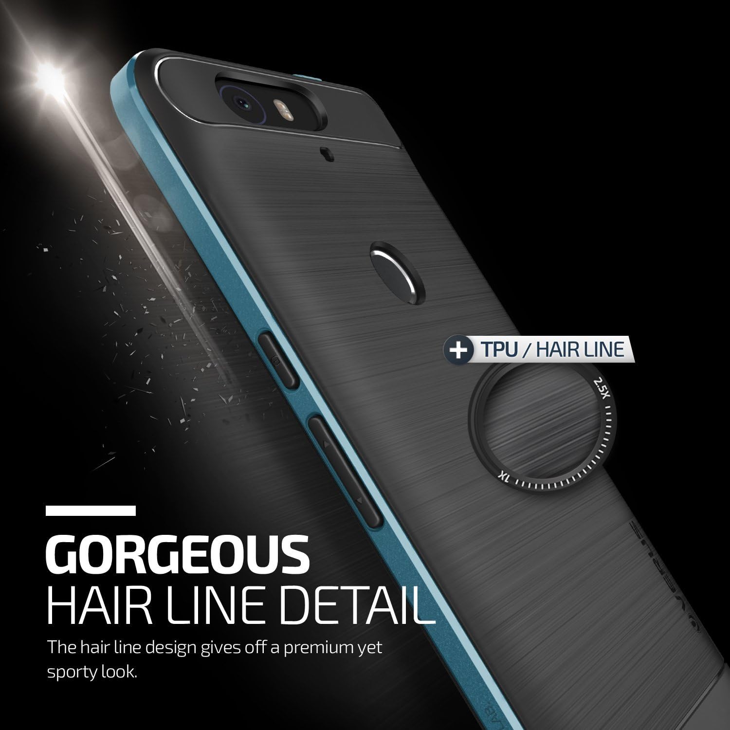 Nexus 6P Case, Verus [High Pro Shield][Electric Blue] - [Military Grade Protection][Slim Fit] For Huawei Nexus 6P