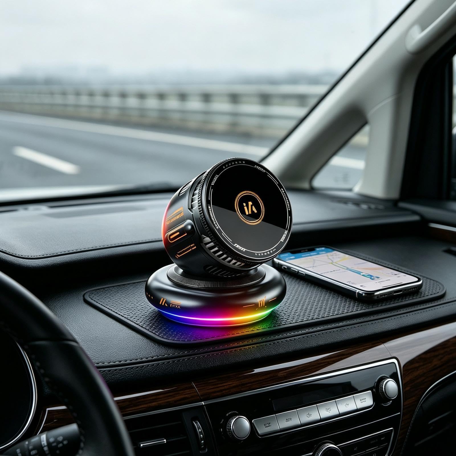 Genérico Soporte Magnético para Teléfono De Coche Rotación 360 Carga Rápida