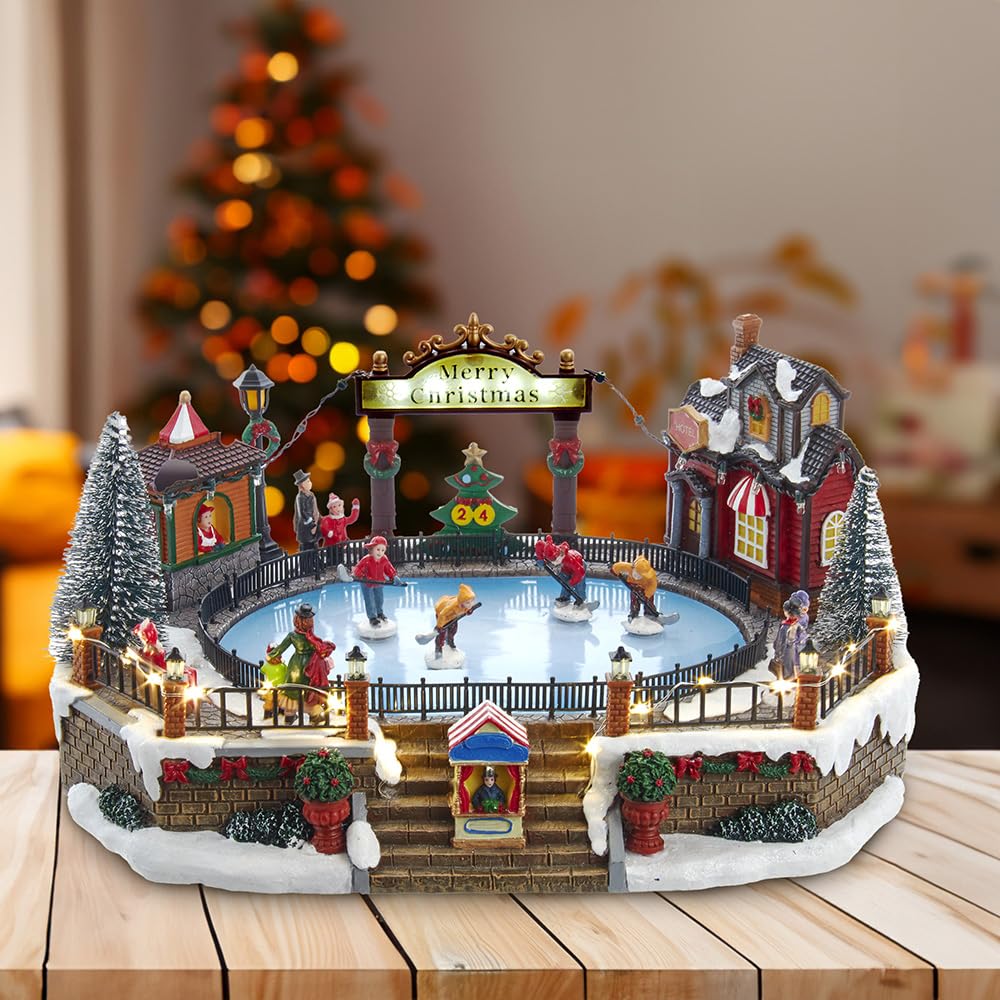 クリスマス bg Amazon.co.jp: Kurt S. Adler クリスマスビレッジ マルチカラー