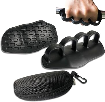 Gym Grips for Men & Women - Weightlifting Grips with Full Palm Anti-Slip Protection, Callus Protectors for Hands for Pull Ups, Barbell, Dumbbell Workouts | Workout Hand Grips for Weightlifting