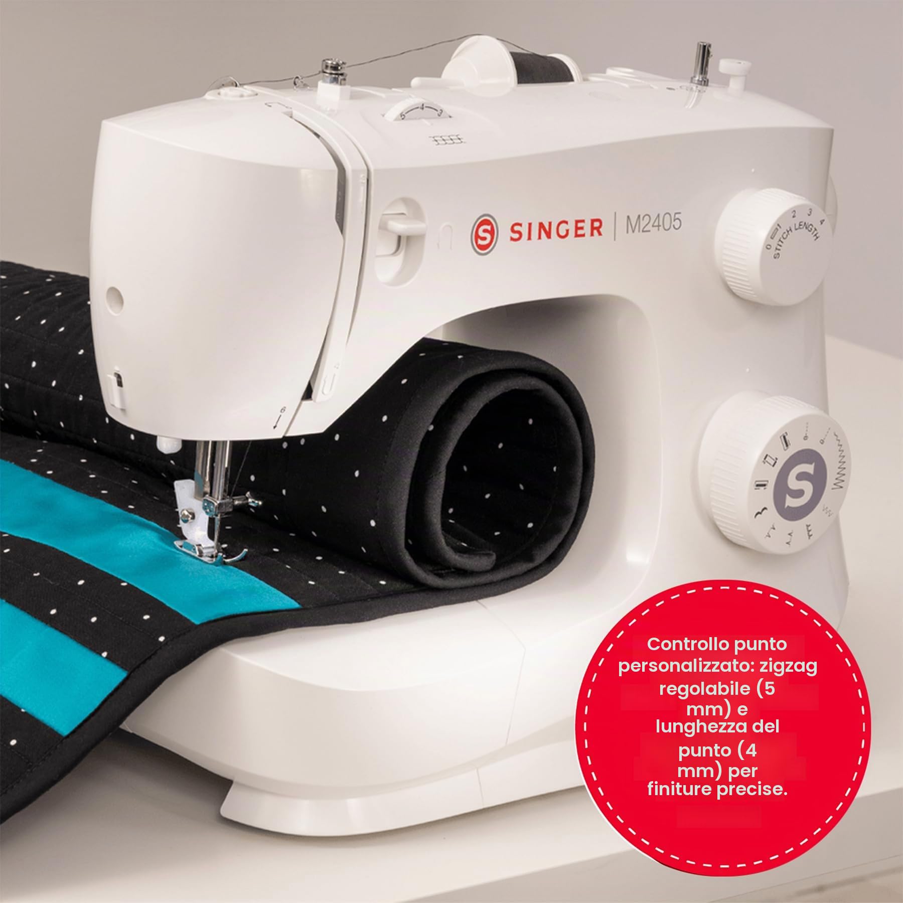 Singer - M2405, macchina da cucire