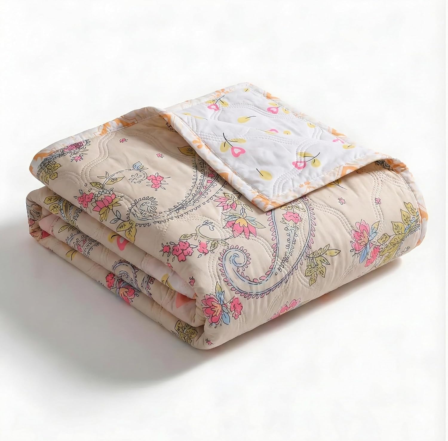 Lightweight Polycotton Dohar 150 GSM AC Blanket for Single & Double Bed Comforter-image-24
