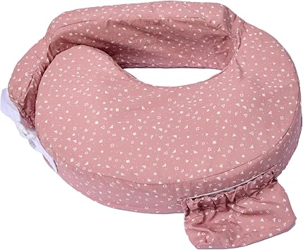 My Brest Friend Original Nursing Pillow - Dusty Rose Geo