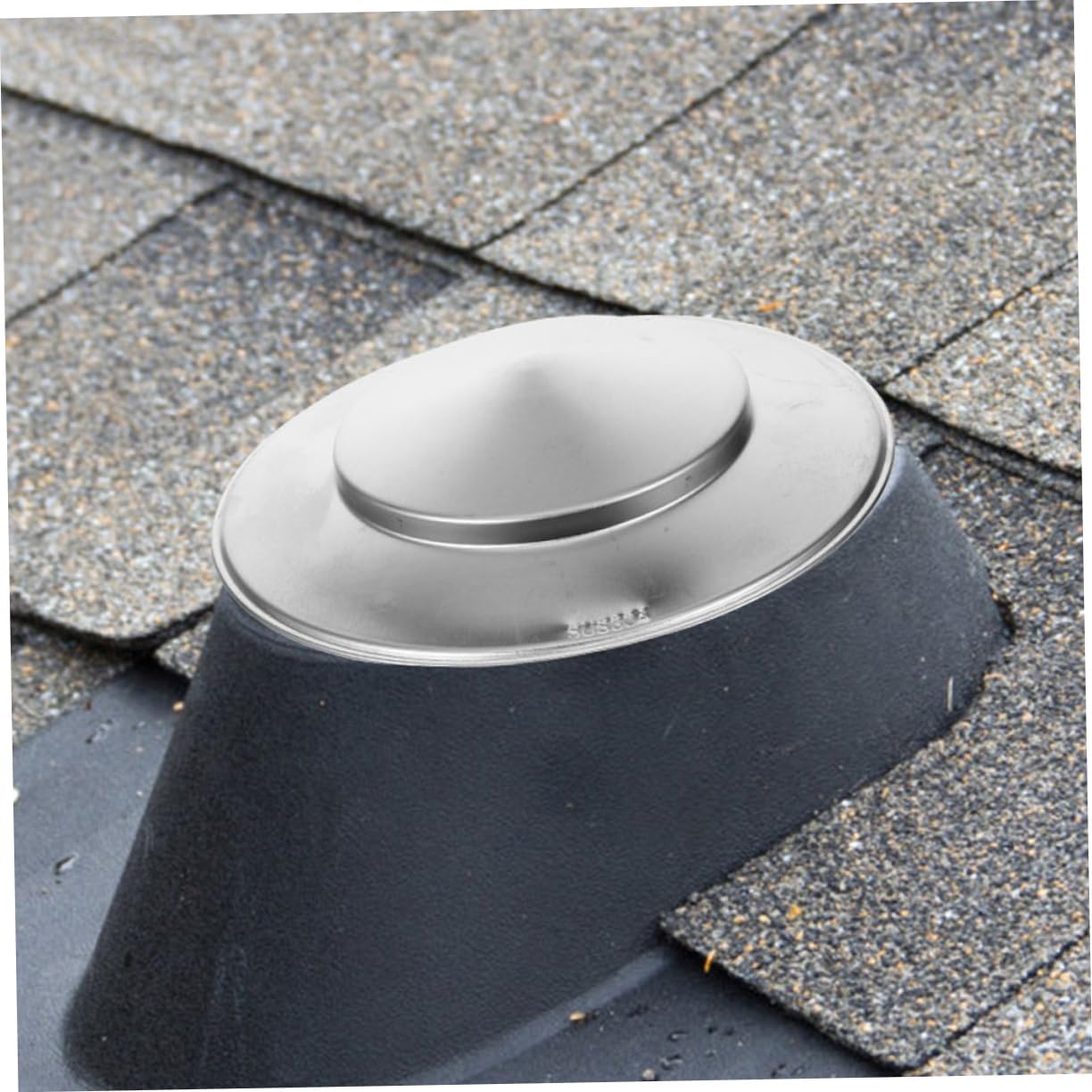 2pcs Stainless Steel Roof Chimney Cap Rain Cover Accessory for Smoke Tube Lightweight and Wear-Resistant Design for Use