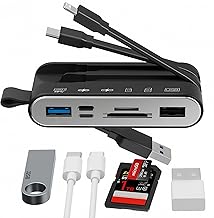 SD Card Reader, 6-in-3, i-Phone, Type-C, USB, Three-Wire, Multi-Function Card Reader, USB/SD/TF Card Conversion Adapter, 0TG Function, Photo/Video/Materials, Two-Way High Speed Transfer, Rapid