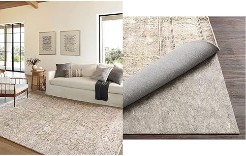 Loloi Amber Lewis x Loloi Alie Collection ALE-05 - Alfombra de área de 9 pies 6 pulgadas x 13 pies 1 pulgada, alfombra de área de 0.13 pulgadas de