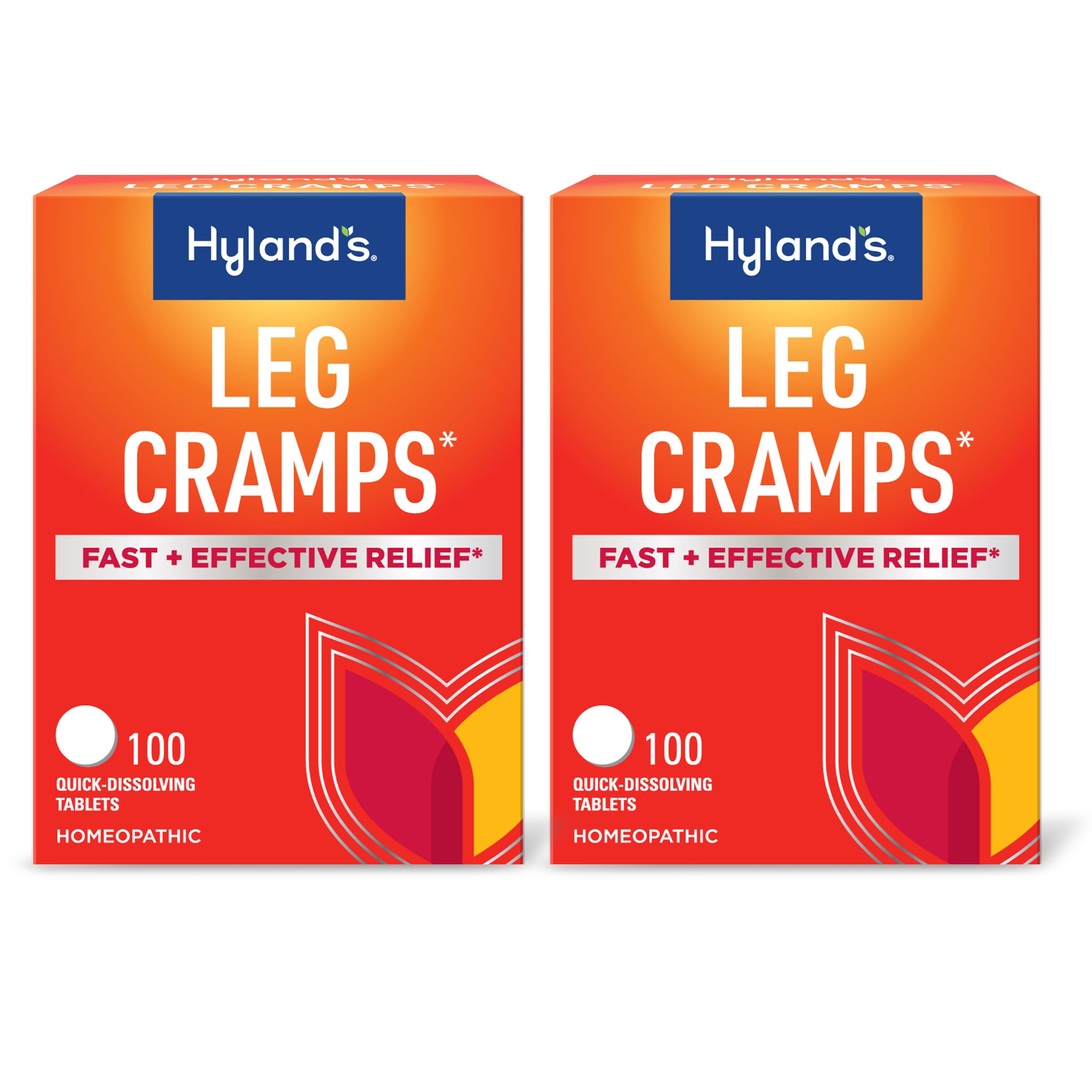 Hyland's, Leg Cramps, 100 δισκία (2 συσκευασία)