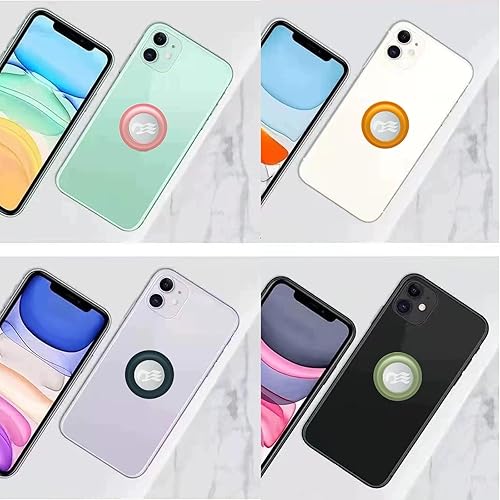 Vista 2 de Princess Medallion - Accesorios de teléfono [2 unidades] Soporte para medallón de océano (iPhone, Android y todos los dispositivos) (negro y rosa)