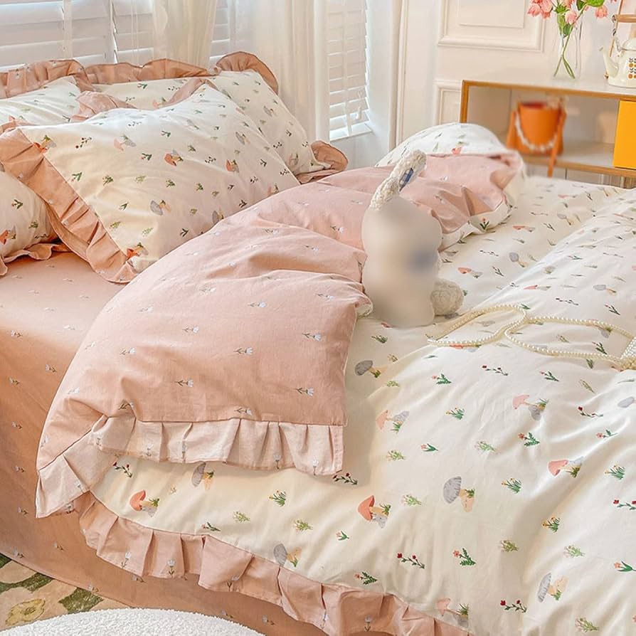 韓ドラ☆ベットメイクセット　小花柄ミントグリーン・シングル 韓ドラ☆ベットメイクセット 小花柄ミントグリーン・シングル 姫