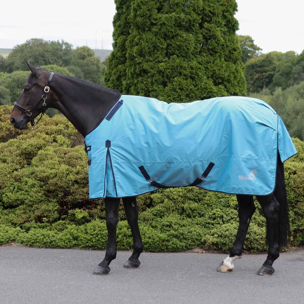 Ventomasta Lightweight 50g Horse Turnout Rug - Standard Neck - Waterproof, Breathable 600D Ripstop Fabric with Anti-Rub Lining