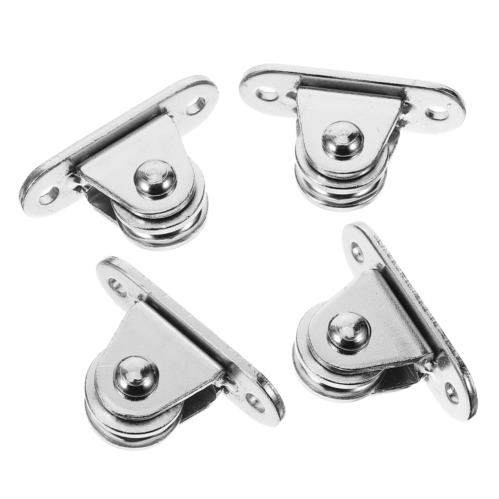 SOLUSTRE 1 Set Pulley Block Winch Walker Lifting Pulley Cable Pulley Traction Trolley Pulley Wire Rope Pulley Small Pulley Fixed Pulley Steel Pulley Electric Stainless Steel to Rotate