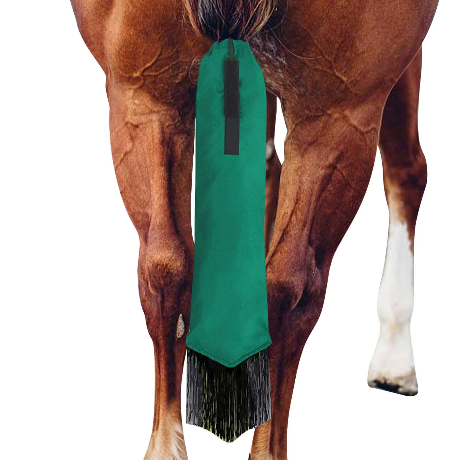 Horse Tail Bag - Adjustable Tail Wrap, Breathable Horse Tail Cover | durabble Non Woven Fabric Horse Tail Protector, Protective Horse Tail Wrap Bag for Grooming and Maintenance, and Tail Guard