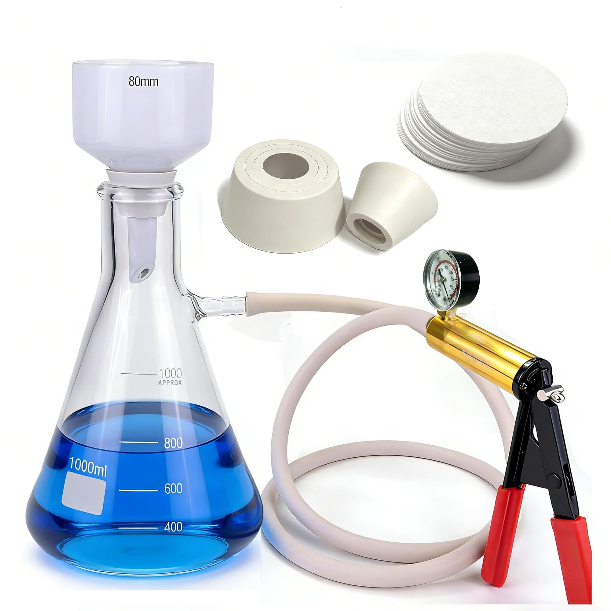 Buchner Funnel Kit - Filtration Made Easy -1 Buchner Funnel Kit - Filtration Made Easy -1