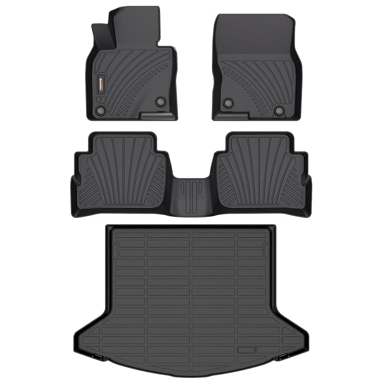 Tapete de Porta-Malas para Mazda CX-5 2023 a 2025, Sob Medida em TPE, Preto, Binmotor