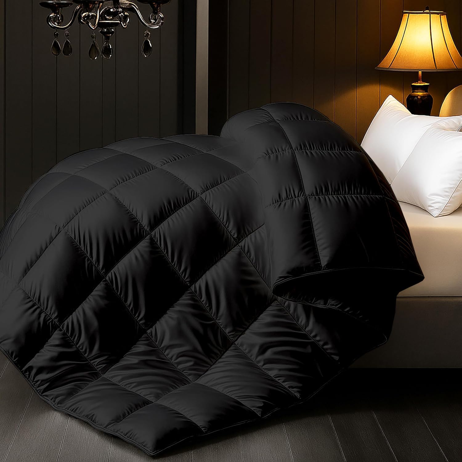 Premium Ultra-Soft Satin Comforter 1 piece 400 GSM Designed for Luxurious Comfort, Smooth Finish, Lightweight Warmth, Elegant Style, Perfect for Modern bedrooms