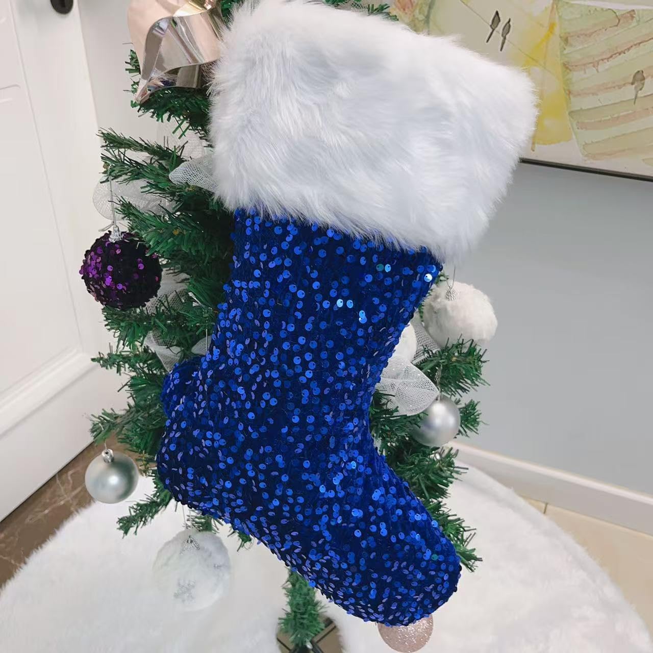 Christmas Stockings With Sequins