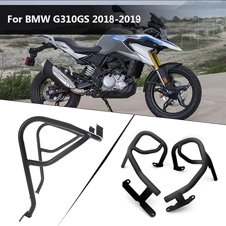 Amazon Com Motocicleta Motor Protector Inferior Crash Barras Marco Protector Para Bmw G310gs G310r 16 17 18 Automotriz