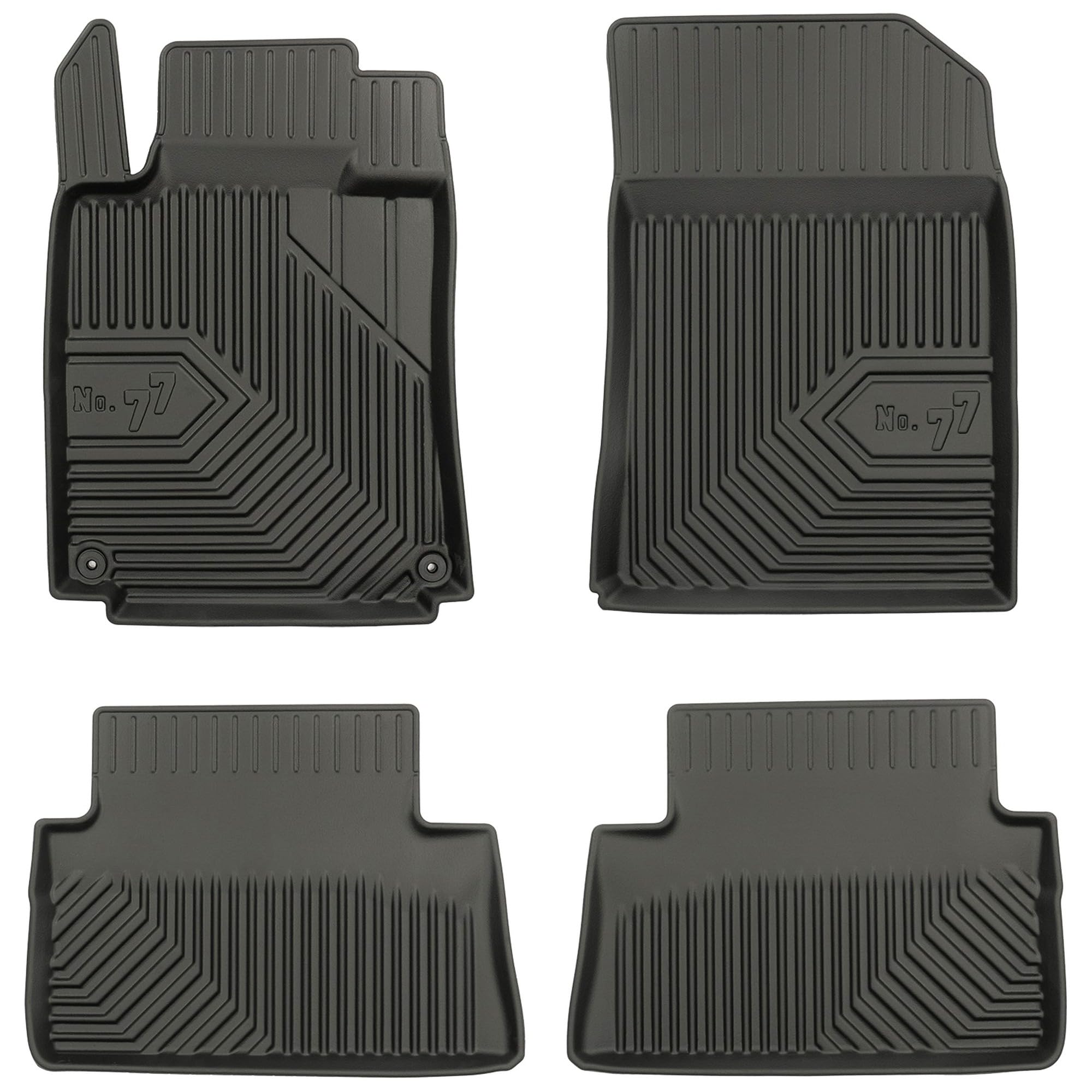 MOTOS Alfombrillas de Goma para Peugeot 508 I 2010-2018 Mejore la Comodidad de Sus Viajes con la Alfombra Antideslizante Car No.77- Alfombrillas de Coche para Varias Estaciones