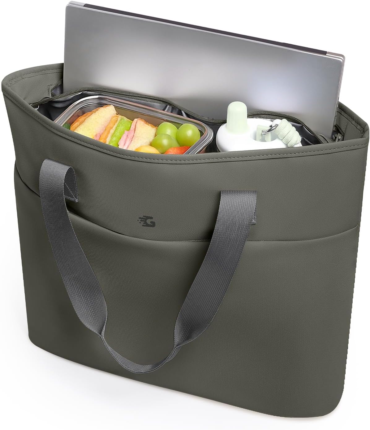 GLORIEROO 2-in-1 Cooler Bags Insulated for Women, Insulated Tote with 15.6‘’Laptop Compartmen for Work, Nurse, Outdoor