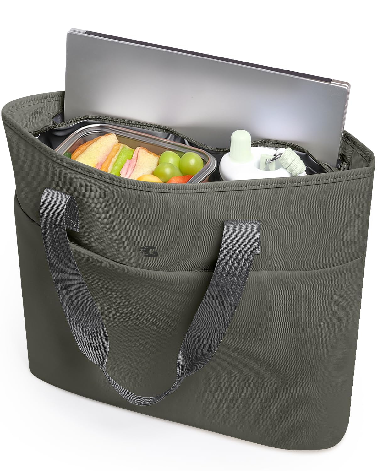 GLORIEROO 2-in-1 Cooler Bags Insulated for Women, Insulated Tote with 15.6‘’Laptop Compartmen for Work, Nurse, Outdoor