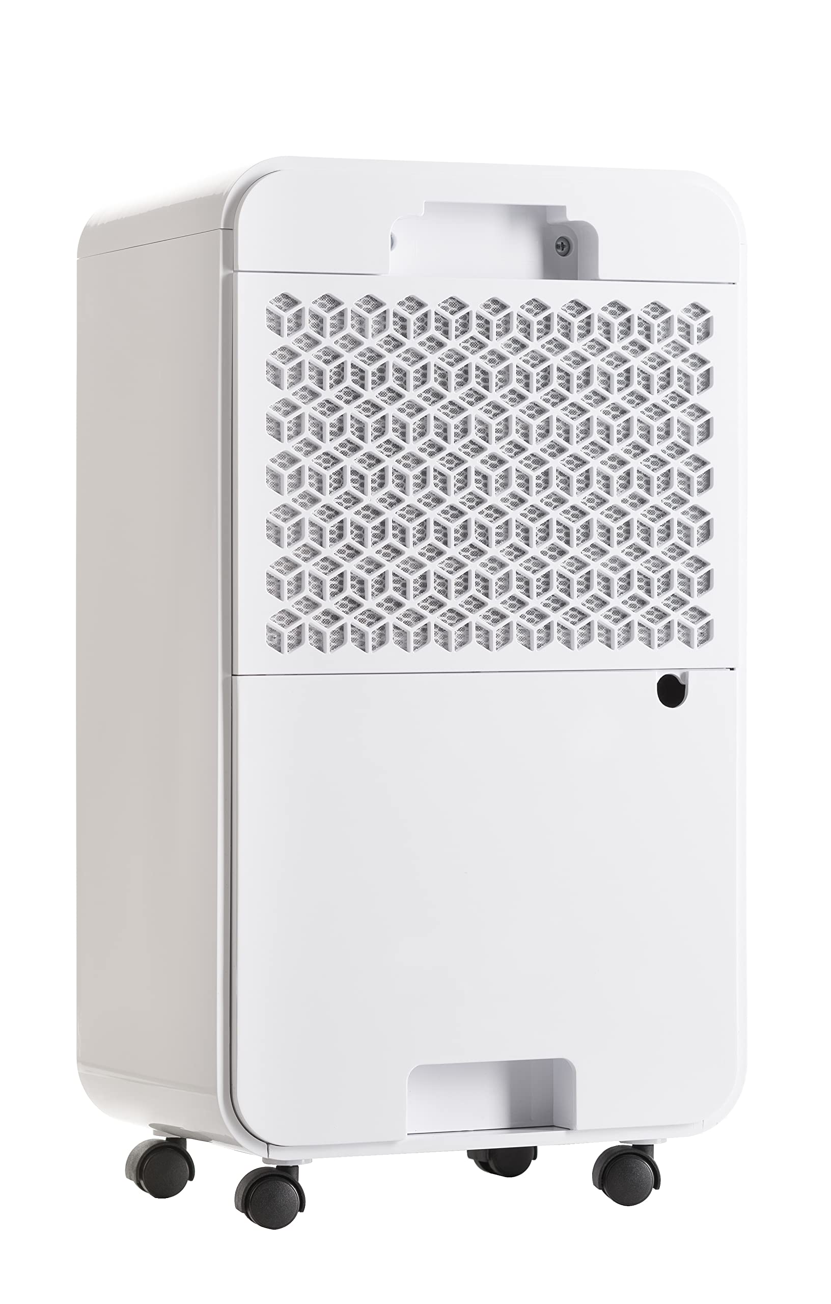 Deshumidificador y purificador de aire Noaton DF 4114, máximo 13,5 l/día, para espacios de hasta 25 m²/63 m3, máximo 180 W, Drenaje Continuo, Secado de Ropa, Temporizador 24h, Filtro de Carbón, R290