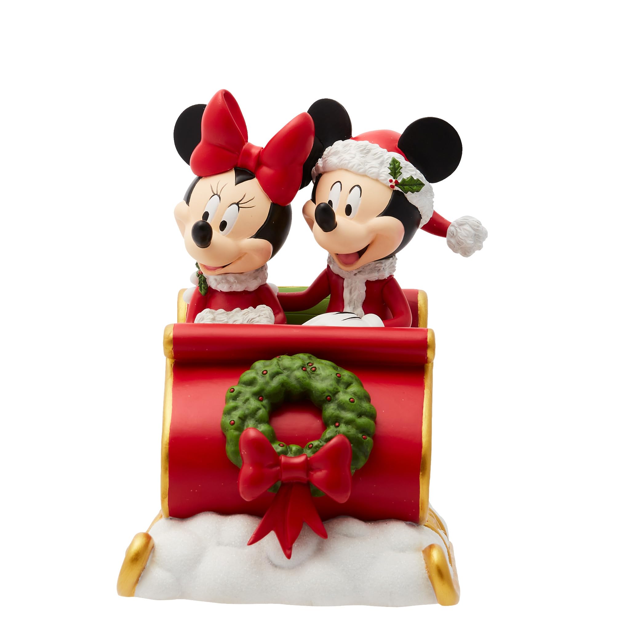 美品　エネスコ クリスマスミッキー＆ミニー（プレゼント）#4041807 美品 エネスコ クリスマスミッキー＆ミニー（プレゼント）#4041807 美