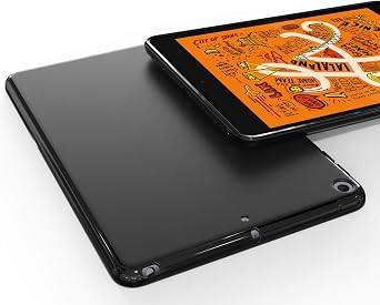 Case for iPad mini 5 2019, Slim Design Matte TPU Rubber Soft Skin Silicone Protective Case Cover for Apple iPad mini 2019 5th Generation Table,Black