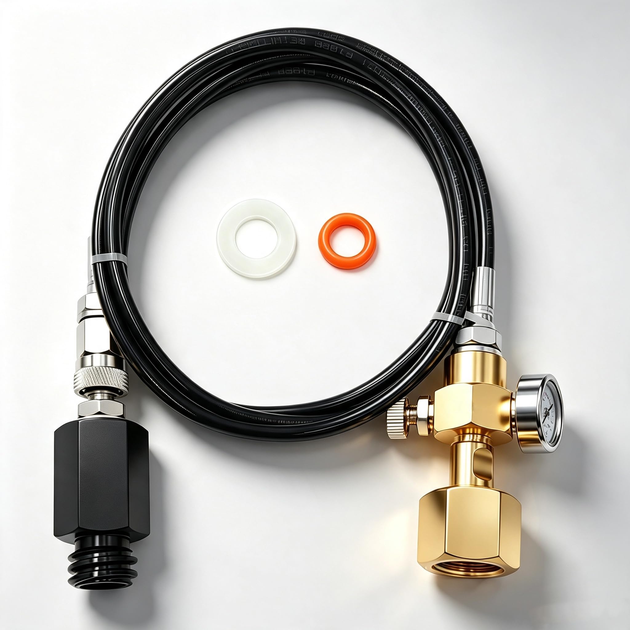 soda② Amazon.com: Soda Machine Co2 Adapter with High Pressure Hose,Co2