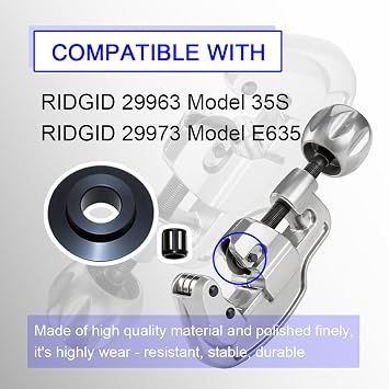 Tubing Cutter Replacement Wheel 29973/29963 for RIDGID 29963 Model 35S & 29973 Model E635 | Stainless Steel Cutting Blades | Heavy-Duty Pipe Cutter Repair Parts | Precision Fit,Long-Lasting