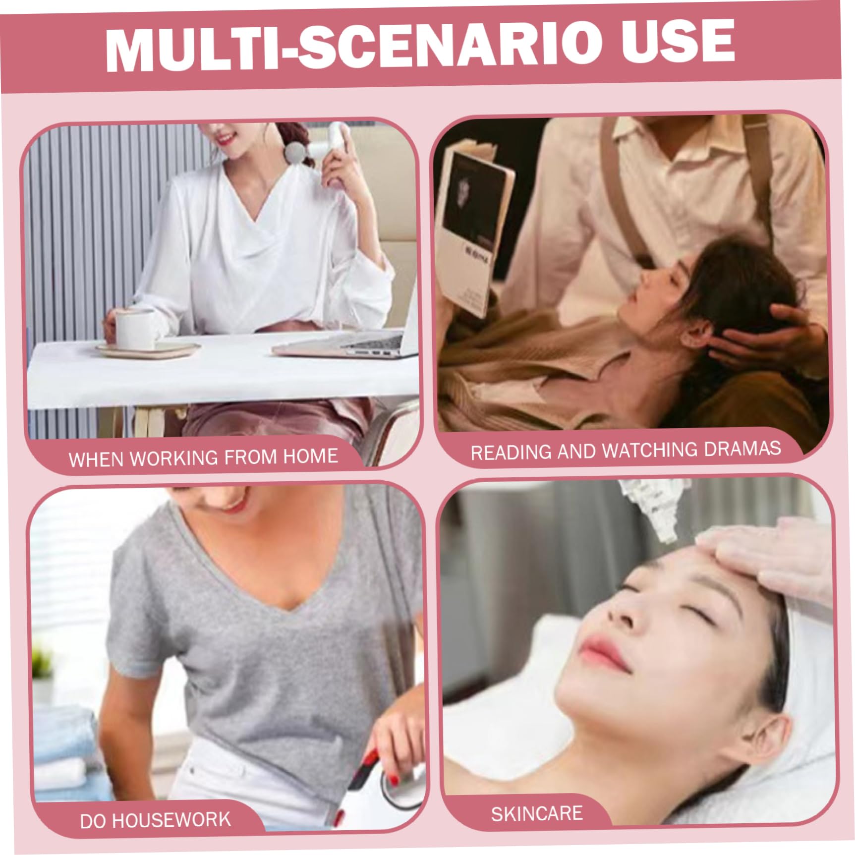 Masseur de sein sans fil pour femmes, masseur en Silicone Rechargeable avec 5 Modes, conception étanche et silencieuse pour plus de confort