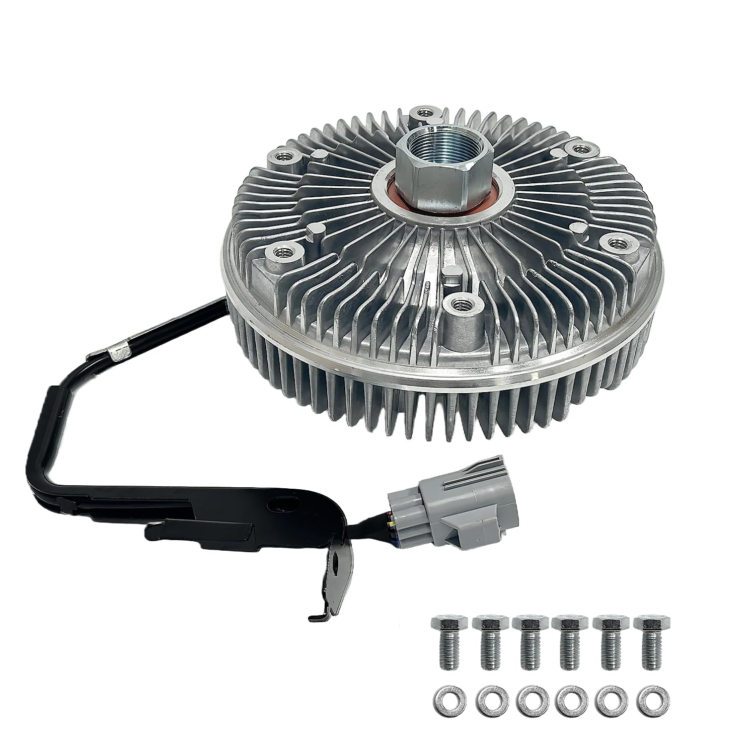 3282 Electronic Radiator Cooling Fan Clutch Compatible with Dodge Ram 2500 3500 4500 5500 2004-2010, 5.9L 6.7L Turbo Diesel, Repalces 55056990AA, 55056990AB, 55056990AC