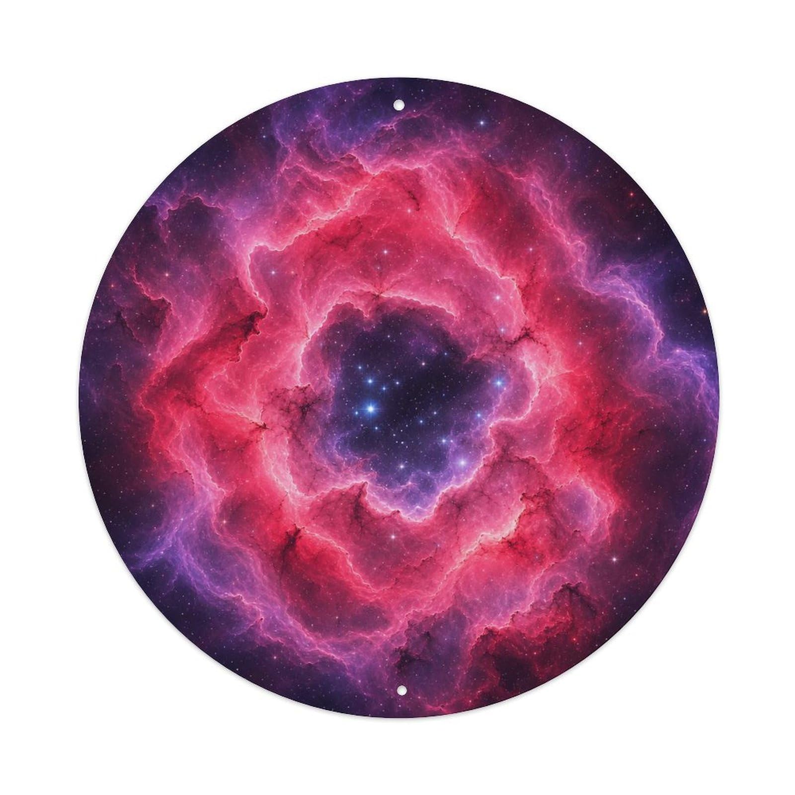 Odgynaw 8X8inch(20X20cm) Outer Space Rosette Nebula Starry Sky Stellar Telescope Metal Tin Sign