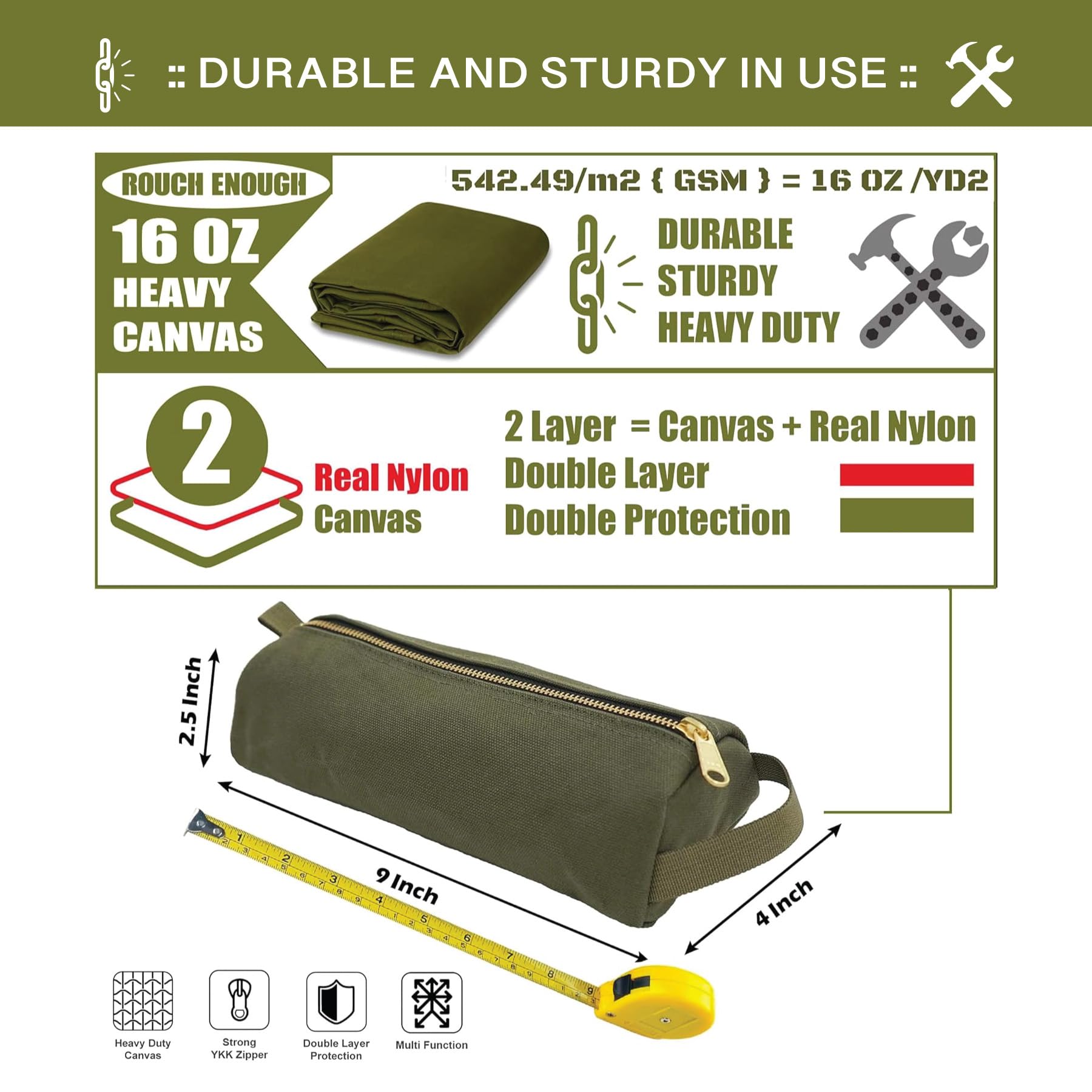 Rough Enough Military Highly Heavy Duty Canvas Mufti - View #6