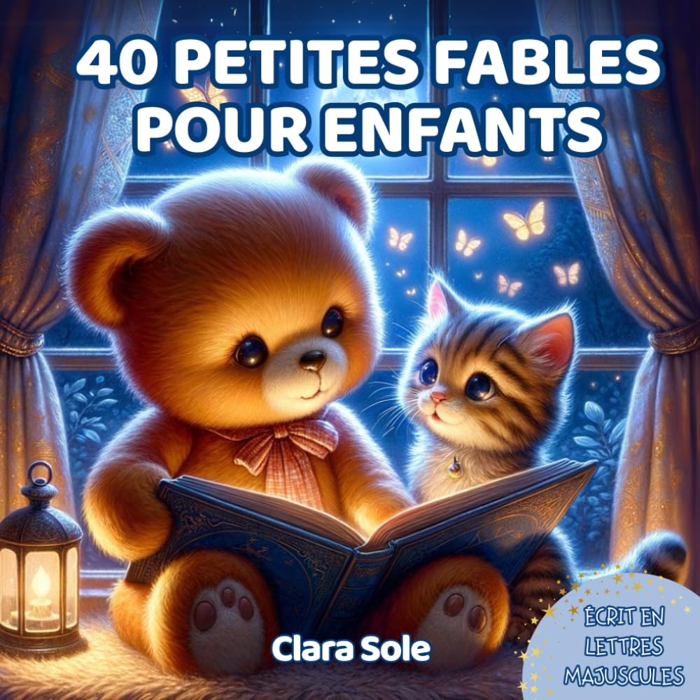 40 Petites Fables pour Enfants: 40 Contes pour Enfants 0 - 3 Ans - Douces Histoires Illustrées Relaxantes et Éducatives, pour des Rêves Paisibles et pour Commencer à Aimer la Lecture