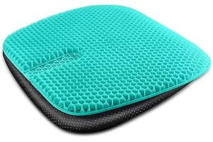 masteymoh Gel Seat Cushion for Long Sitting, Gel Cushions for Pressure Sores Relief