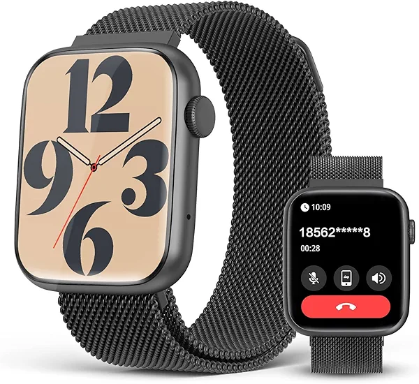 Smart Watches for Men Women with Blood Pressure Monitor,1.9" HD Full Touch Screen, 24/7 Heart Rate Monitor, SpO2/Sleep Tracker, IP67 Waterproof Smartwatch,123 Sports Fitness Tracker for Andr