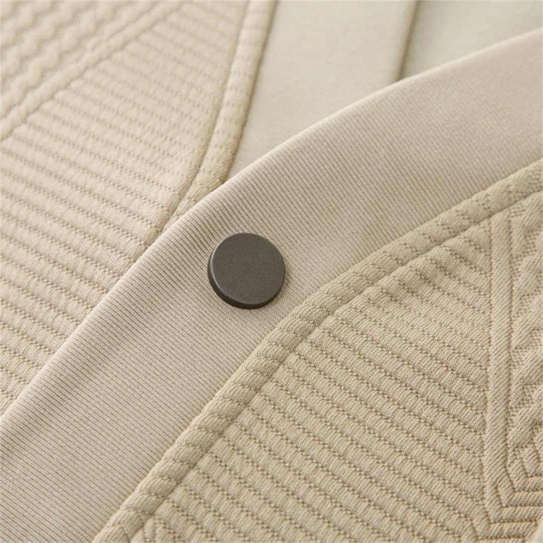 Men Sweatshirt Hoodies Jacket Outwear for Spring V Neck Casual Young Clothing