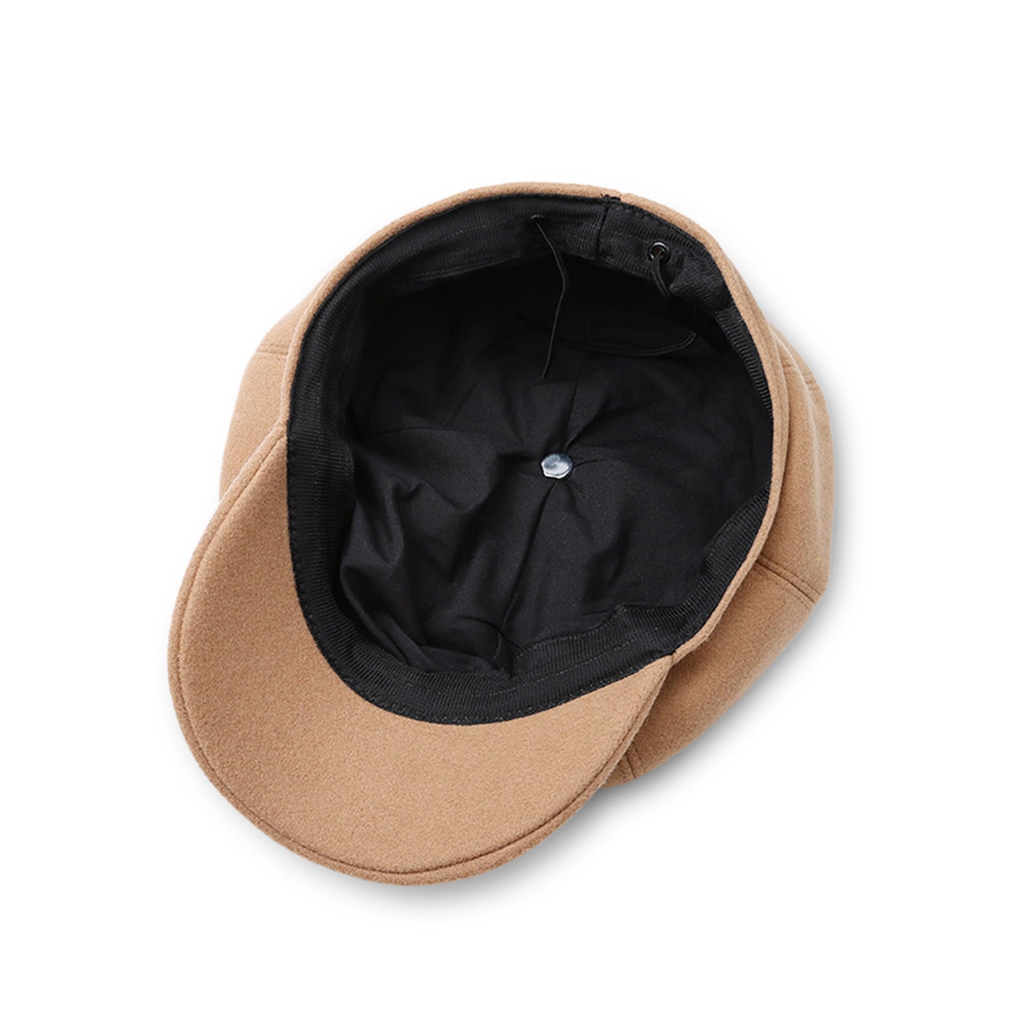 Elegante Mujer Gorra Boina Primavera Otoño Invierno Viajar Vacaciones Compras Ocio Beret Gorra de Boina Ajustable 54-60CM Cómodo Mujer Sombrero Octogonal