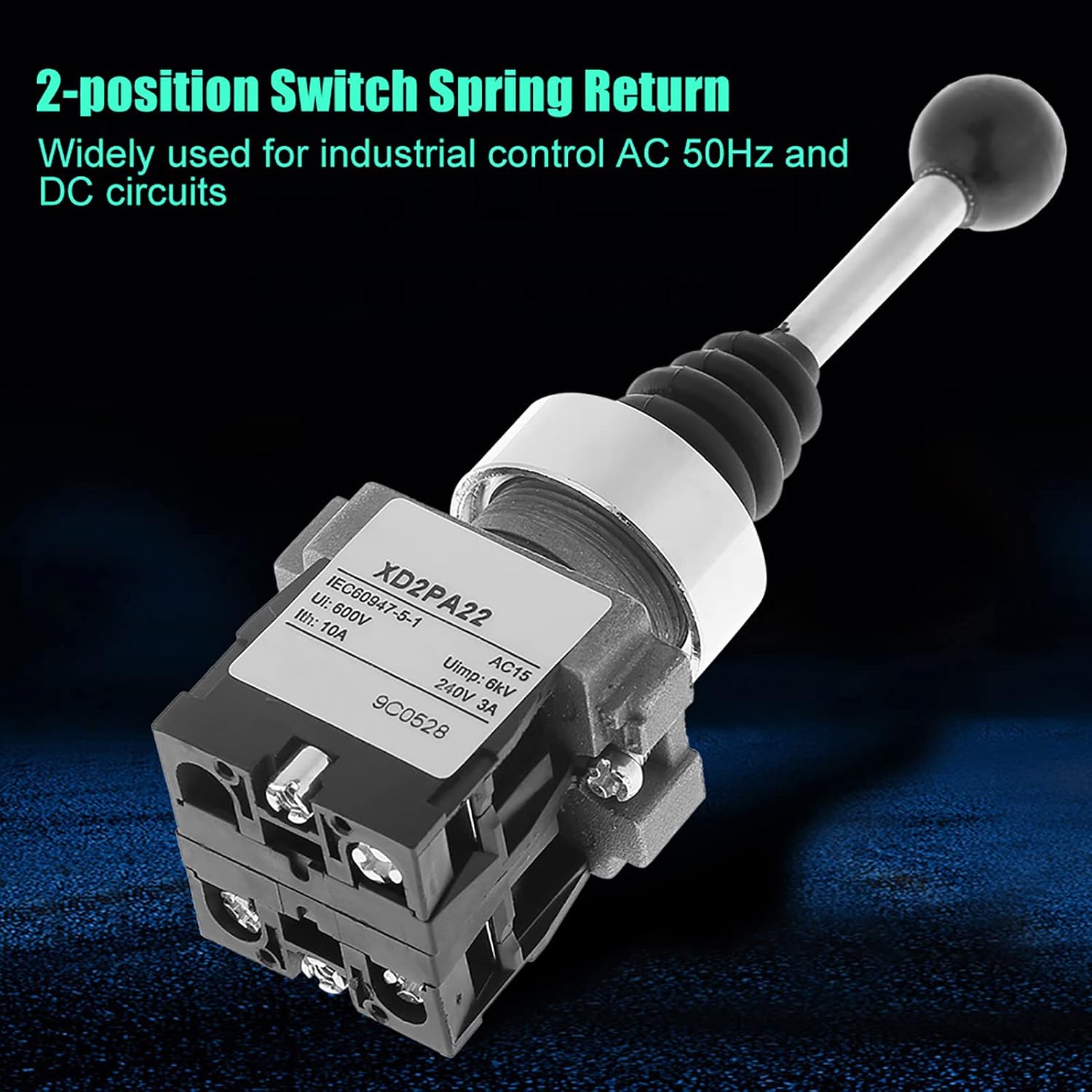 Joystick Schalter, Wipptaster 1 Stück Xd2pa22cr 2no 2-position Federrückzug Momentary Joy Stick Joystick Schalter, 0~380 V Ac (50 Hz); 0~220v Dc Joystick Schalter, Wipptaster 1 Stück Xd2pa22cr 2no 2-position Federrückzug Momentary Joy Stick Joystick Schalter, 0~380 V Ac (50 Hz); 0~220v Dc
