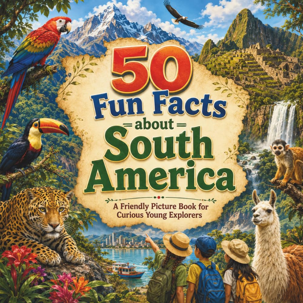 50 Fun Facts about South America: A Friendly Picture Book for Curious Young Explorers (Geography for Kids)