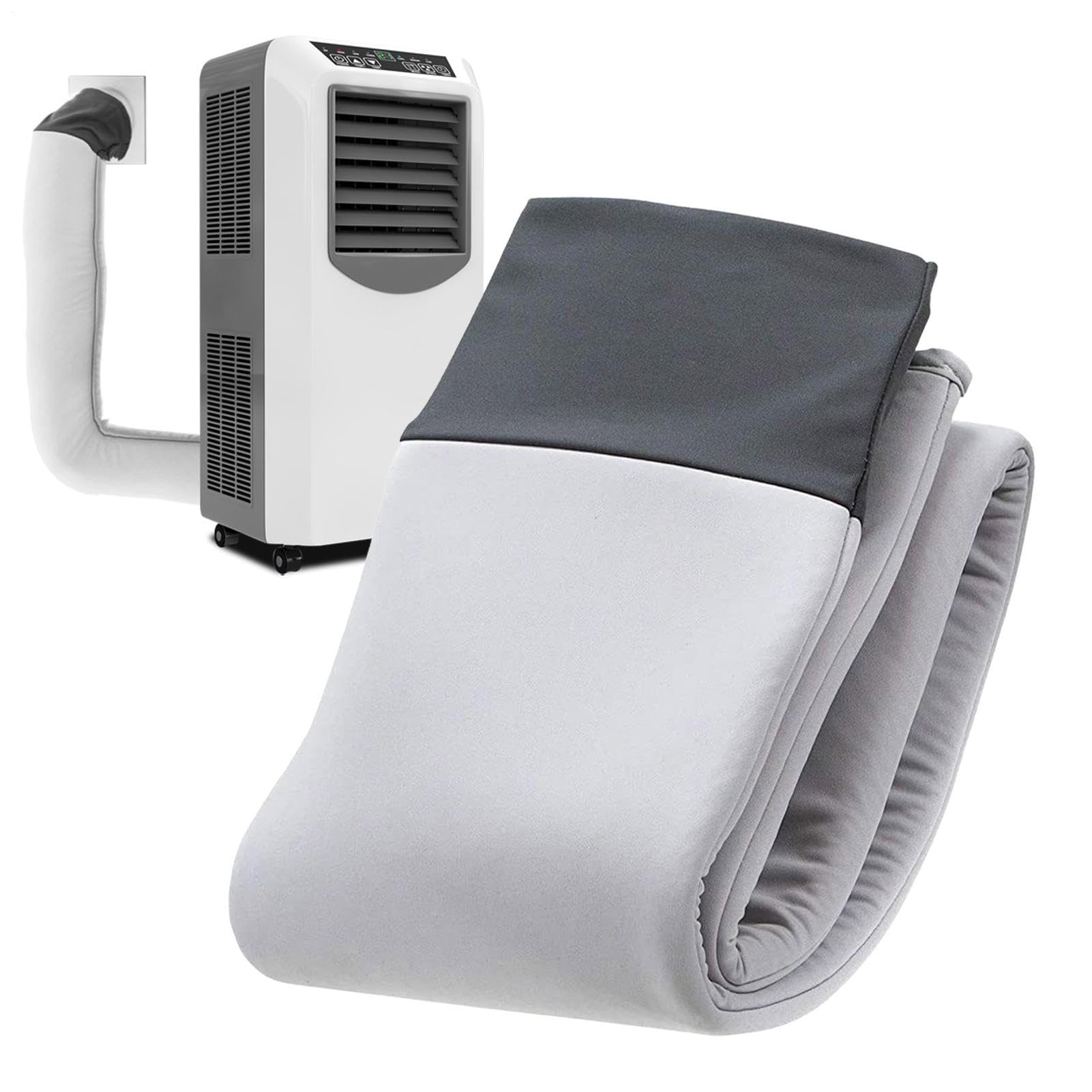 Tuyau d'échappement 15 cm isolé avec couvercle de climatiseur portable